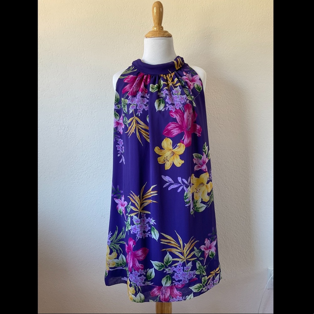 Eva Mendes Floral Mini Dress - XSMALL